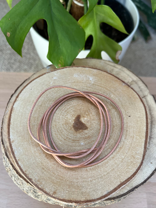 Ziegenleder Band ca. 80 cm – natürlich & robust