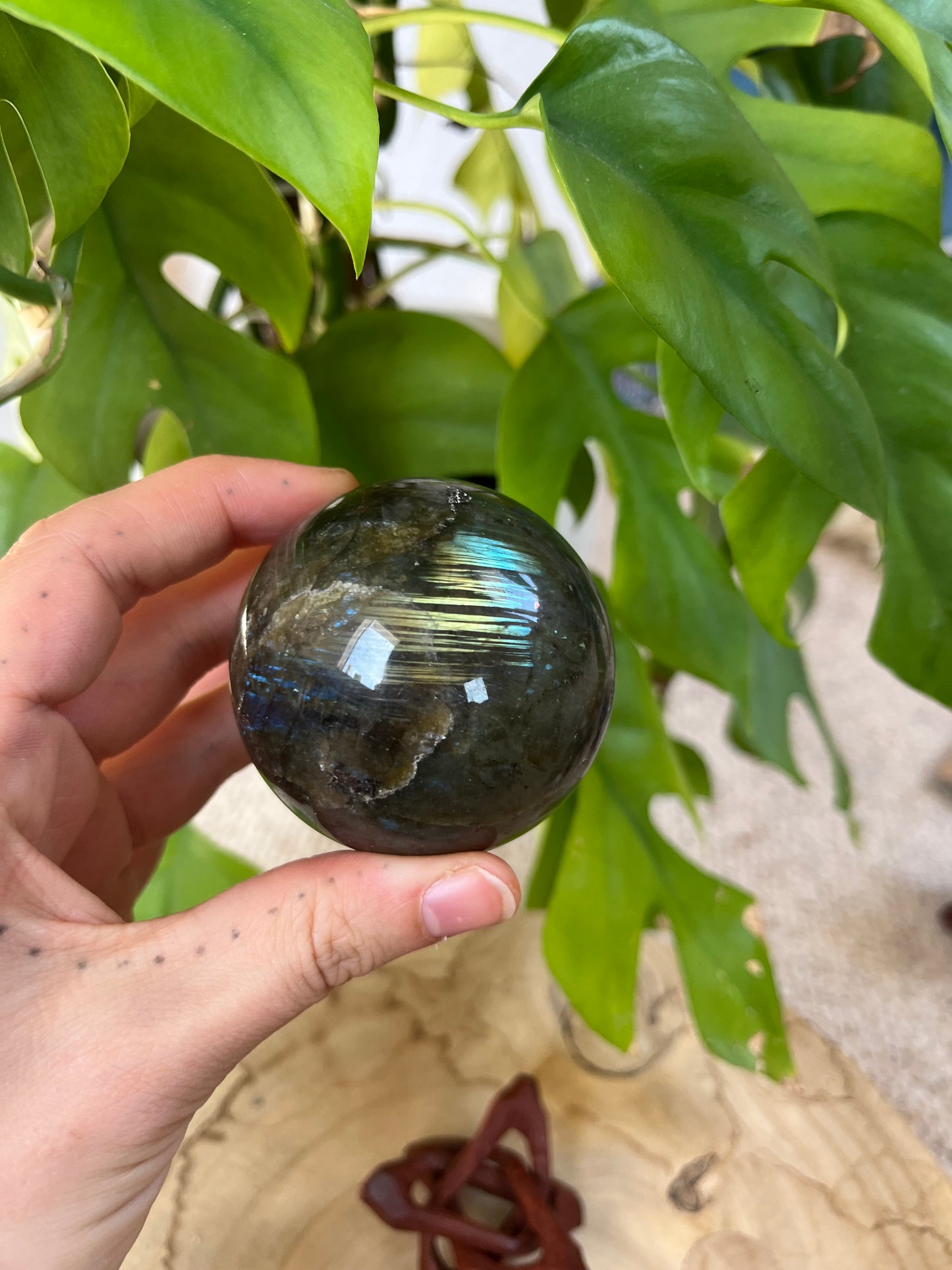 Labradorit Kugel – 6 cm | 275 g