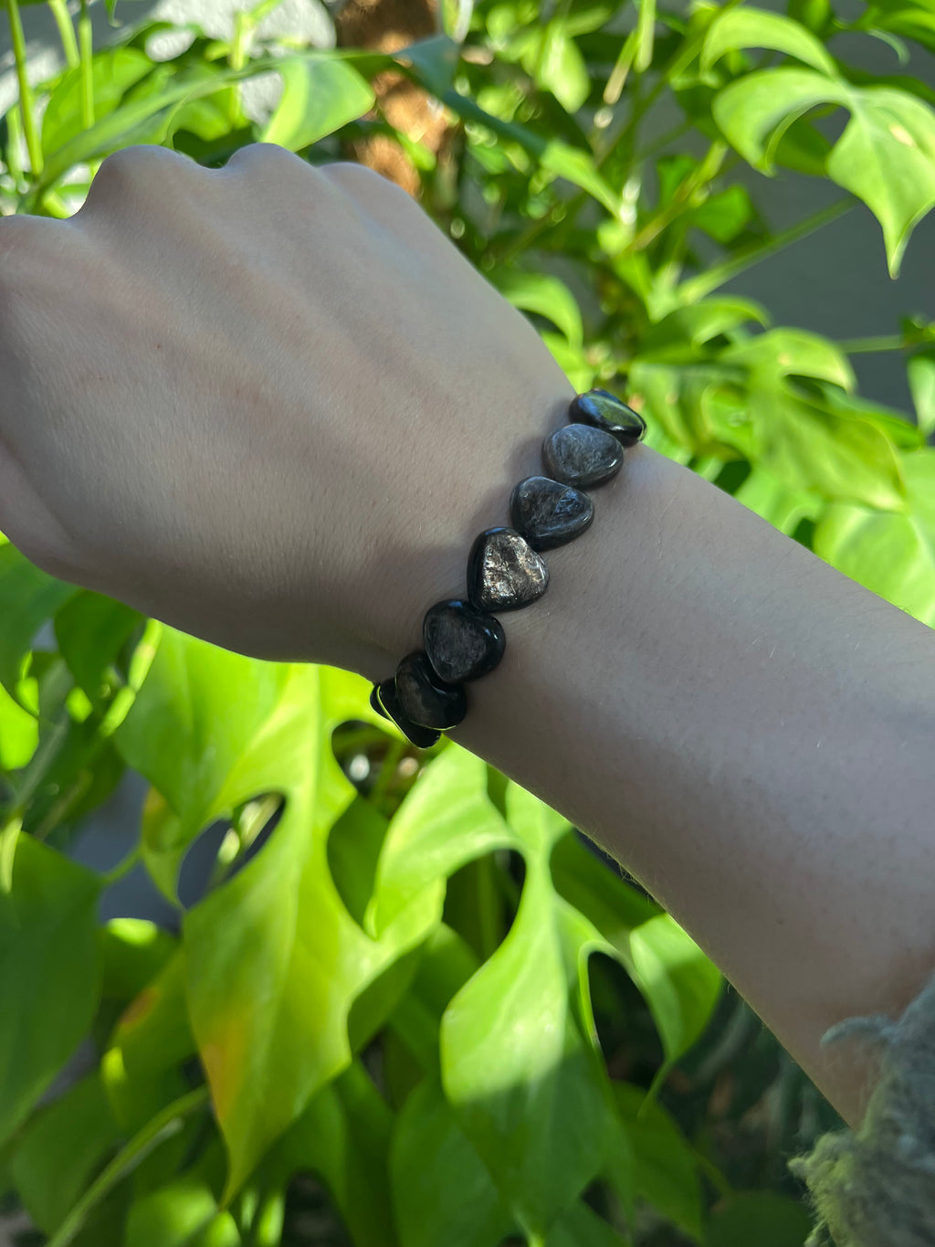Muscovit (Mica) Herz Armband – Leichtigkeit & Klarheit