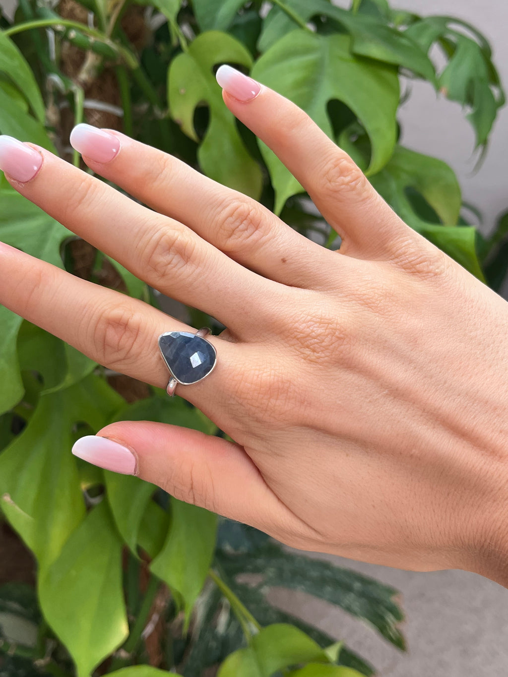 Saphir Ring 925 Silber