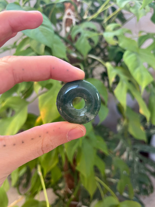 Heliotrop Donut 3 cm – Erdung & Vitalität