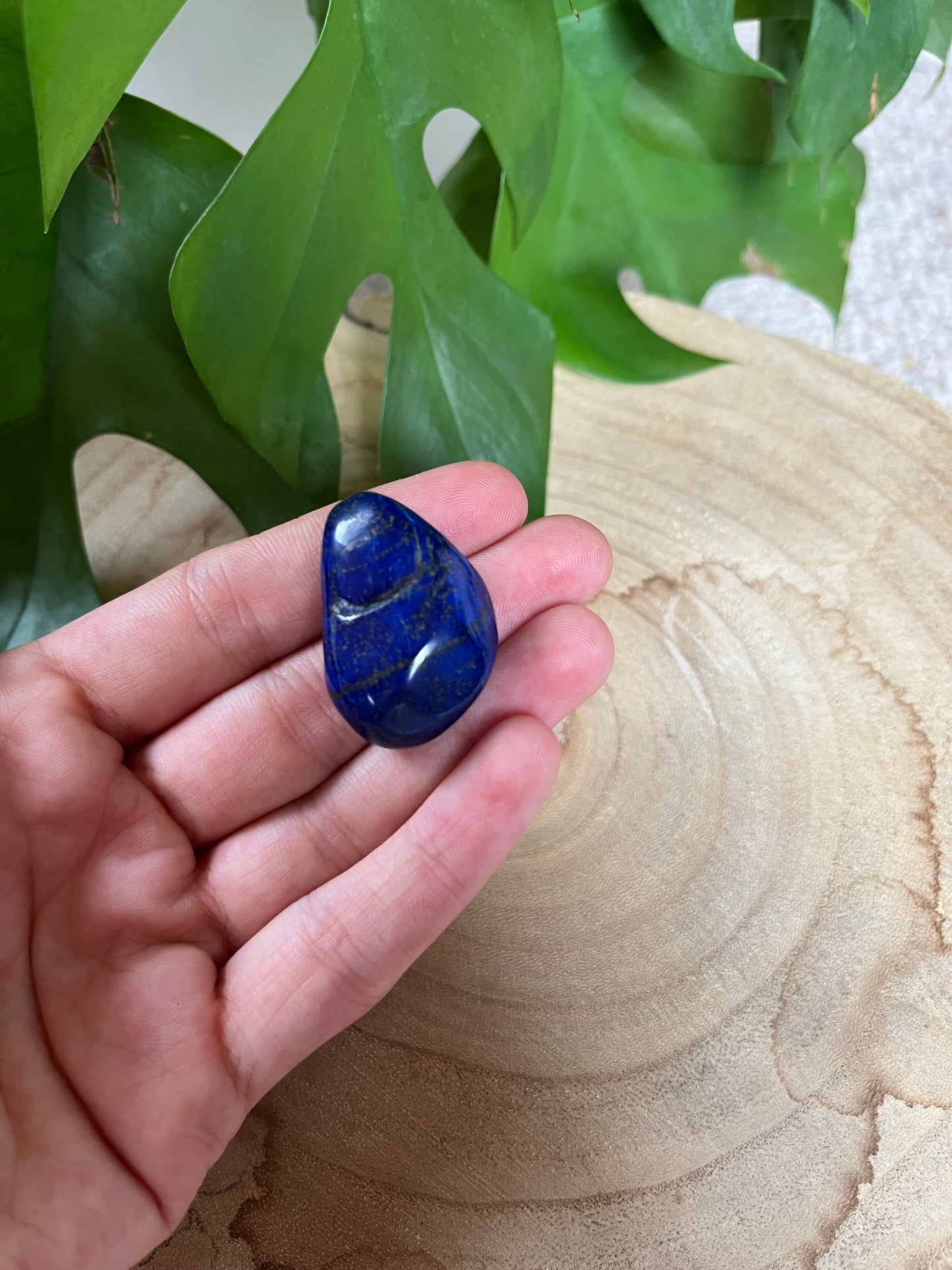 Lapislazuli Trommelstein