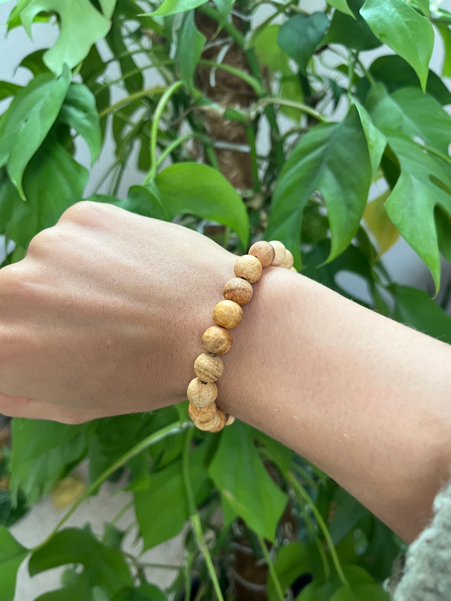 Palo Santo Kugelarmband 8 mm – Edelholz Schmuck für Reinigung &amp; Harmonie