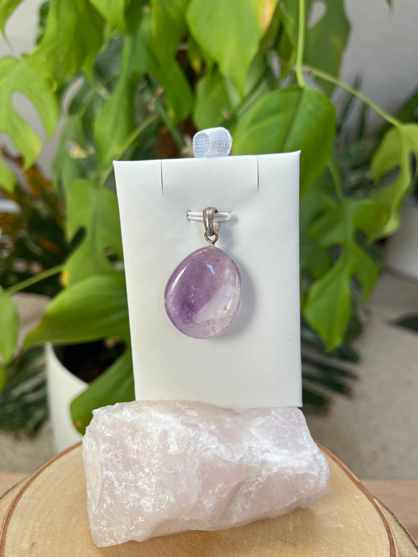 Amethyst Anhänger 925 Silber Stiftöse – Violetter Edelstein mit natürlicher Tiefe