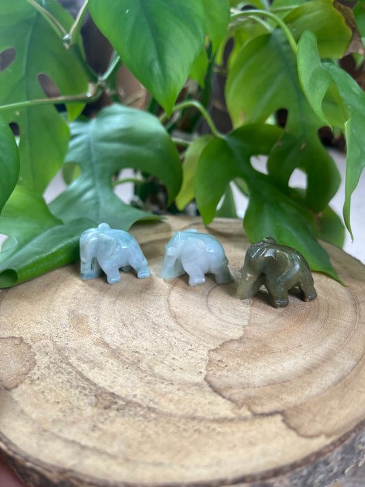 Jade Elefanten Mini