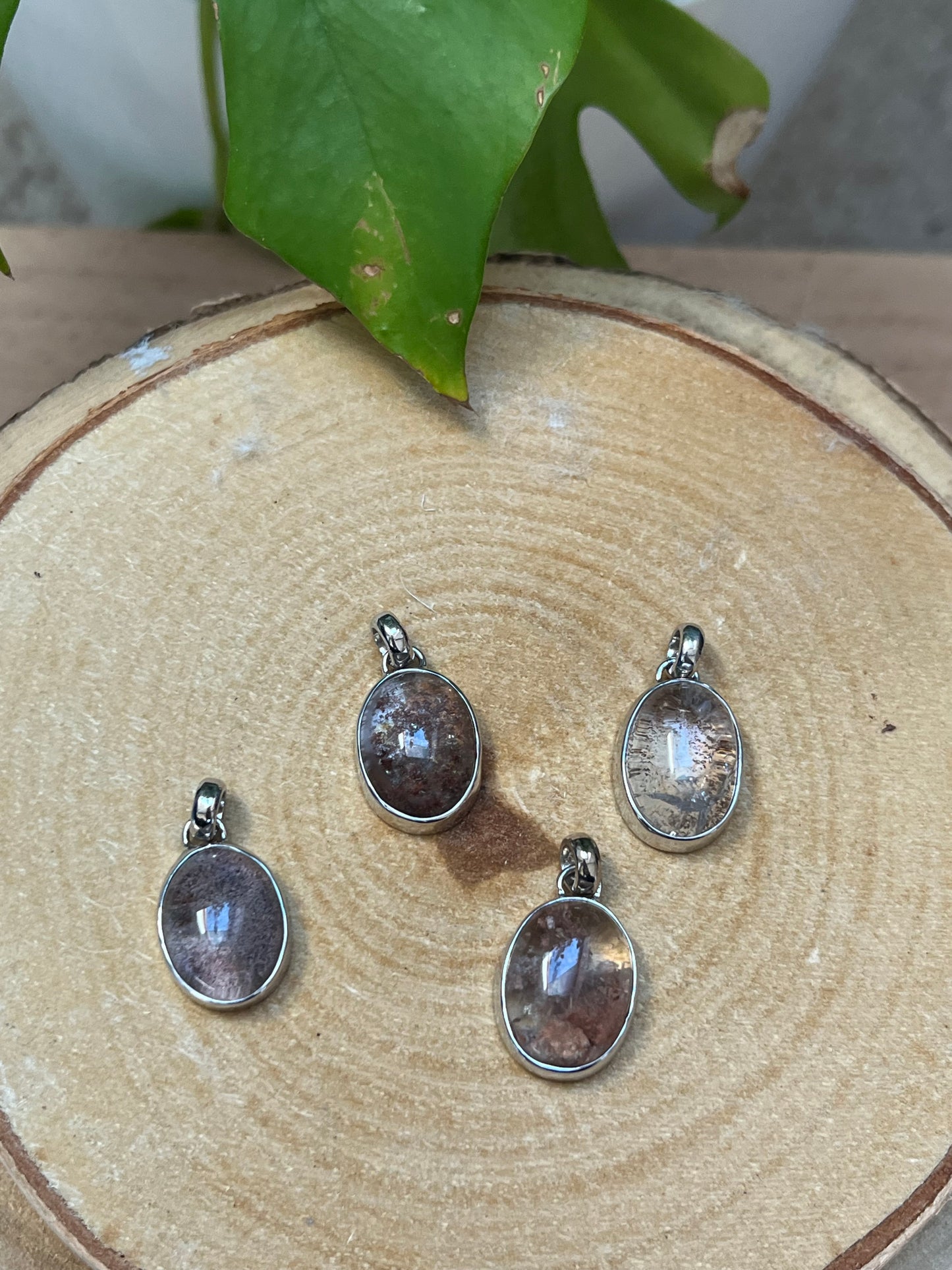 Gartenquarz Anhänger – Tiefe & Naturverbundenheit | 925 Sterling Silber, 11,4 ct