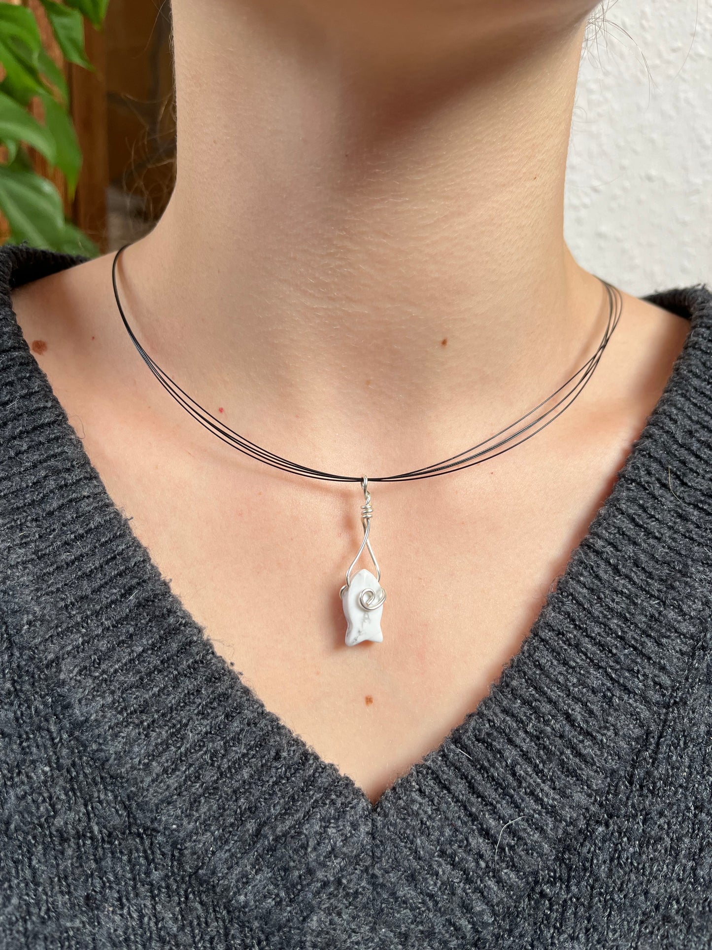 Magnesit Unikat Anhänger