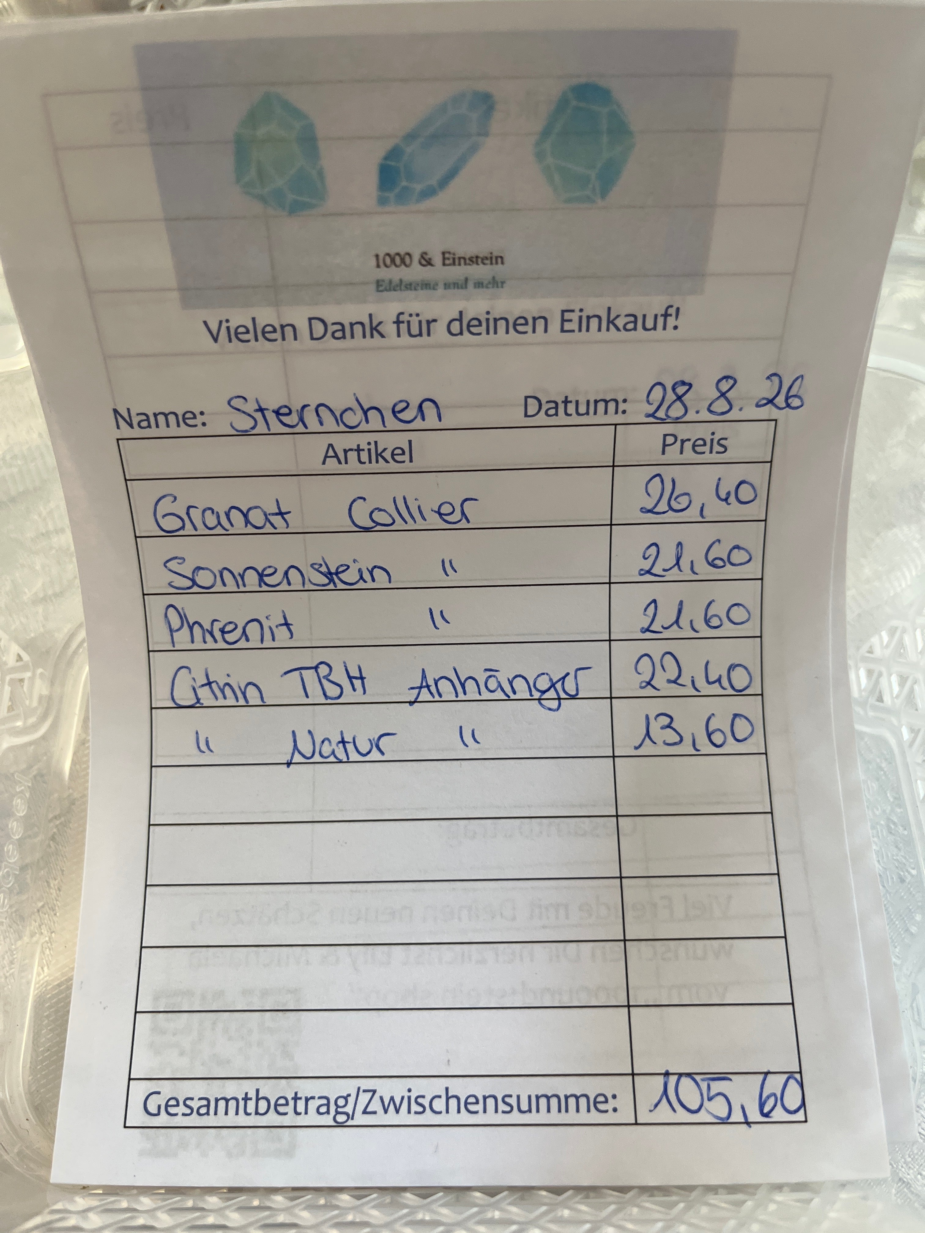 Sternchen Live Sale 28.08.26