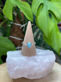 Eleganter Larimar Ring 925 Silber