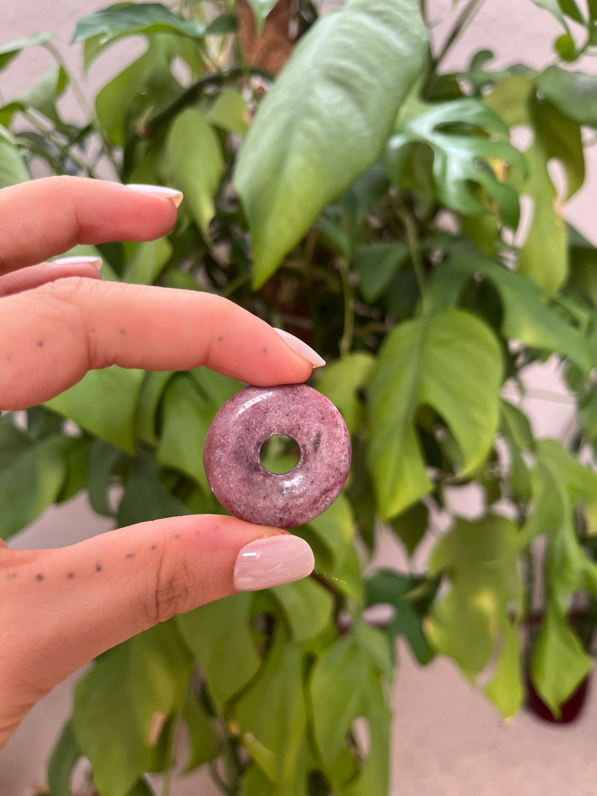 Piemonit Quarz Donut 3cm