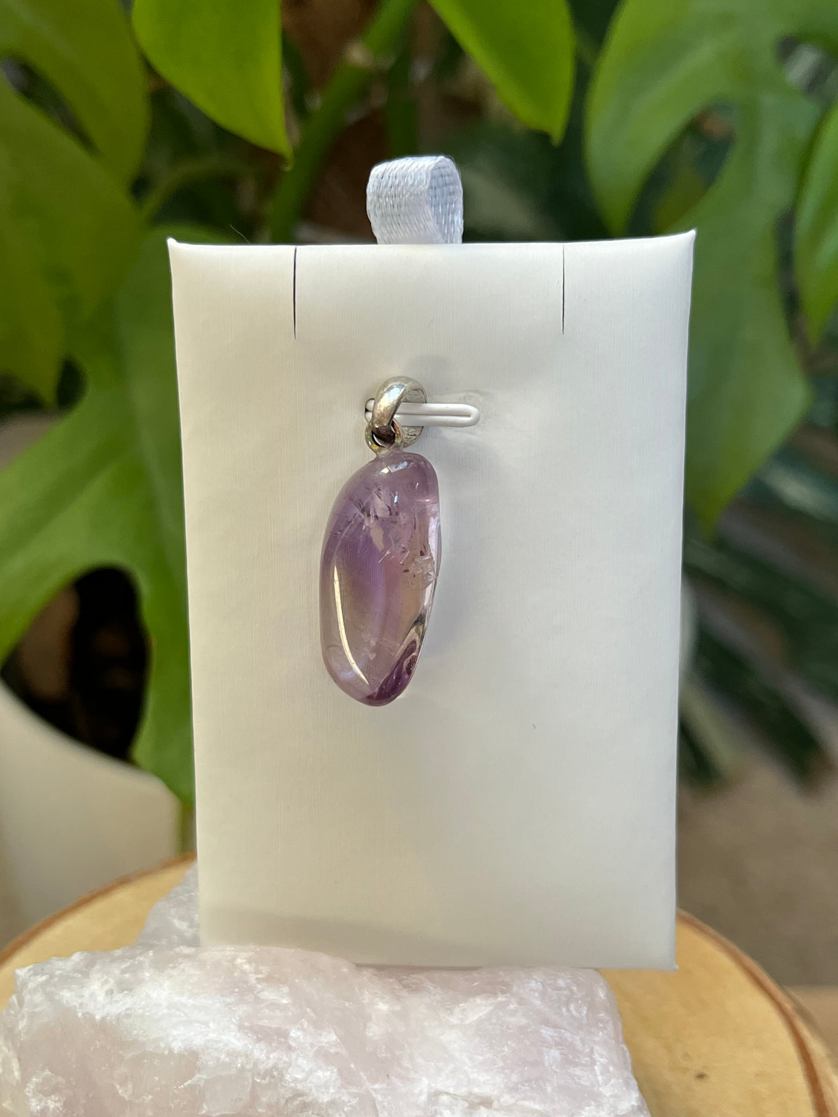 Ametrin Anhänger – Harmonie & Klarheit | 925 Sterling Silber Stiftöse