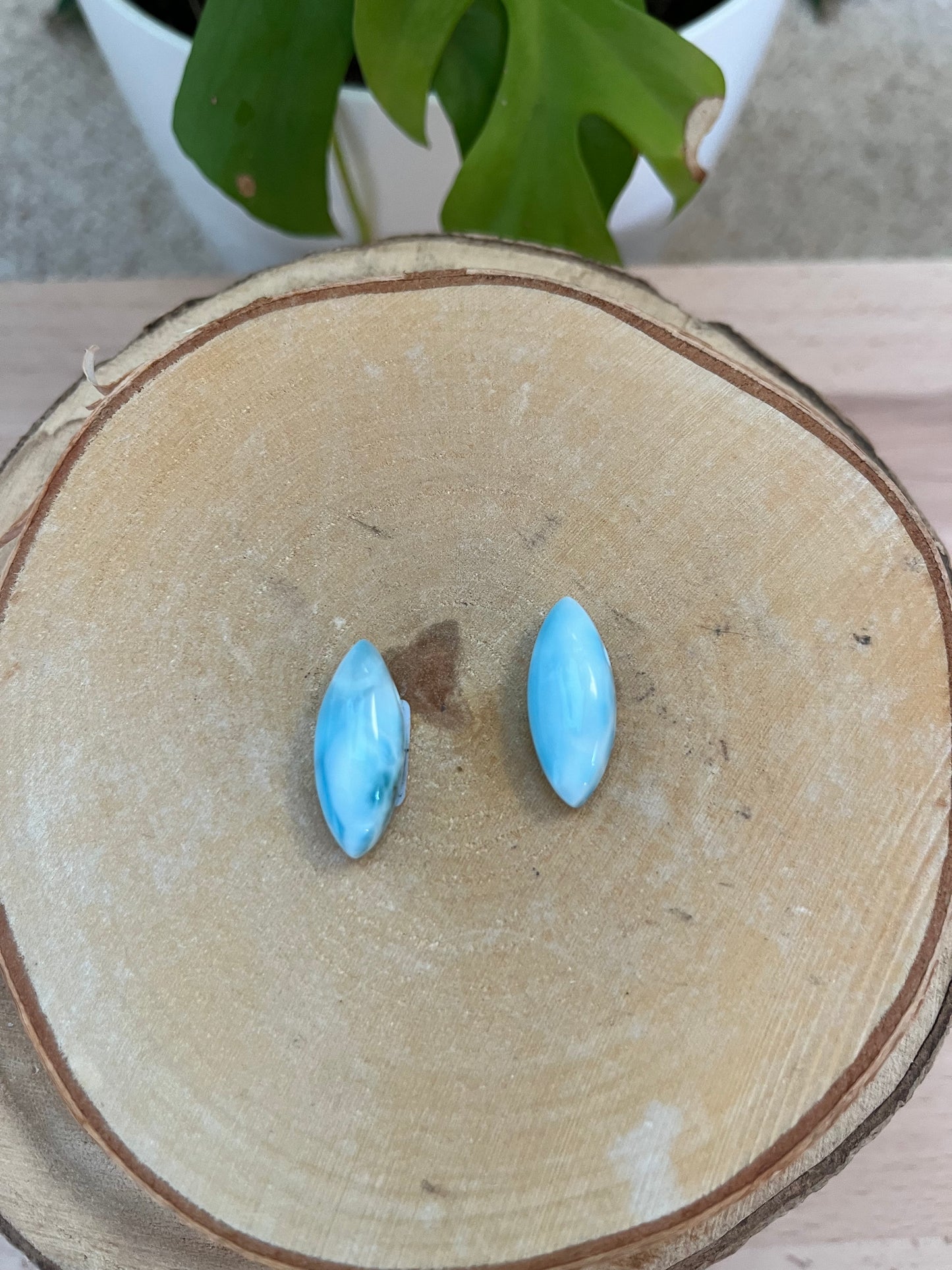 Larimar Navette gebohrt – Leichtigkeit & Ruhe