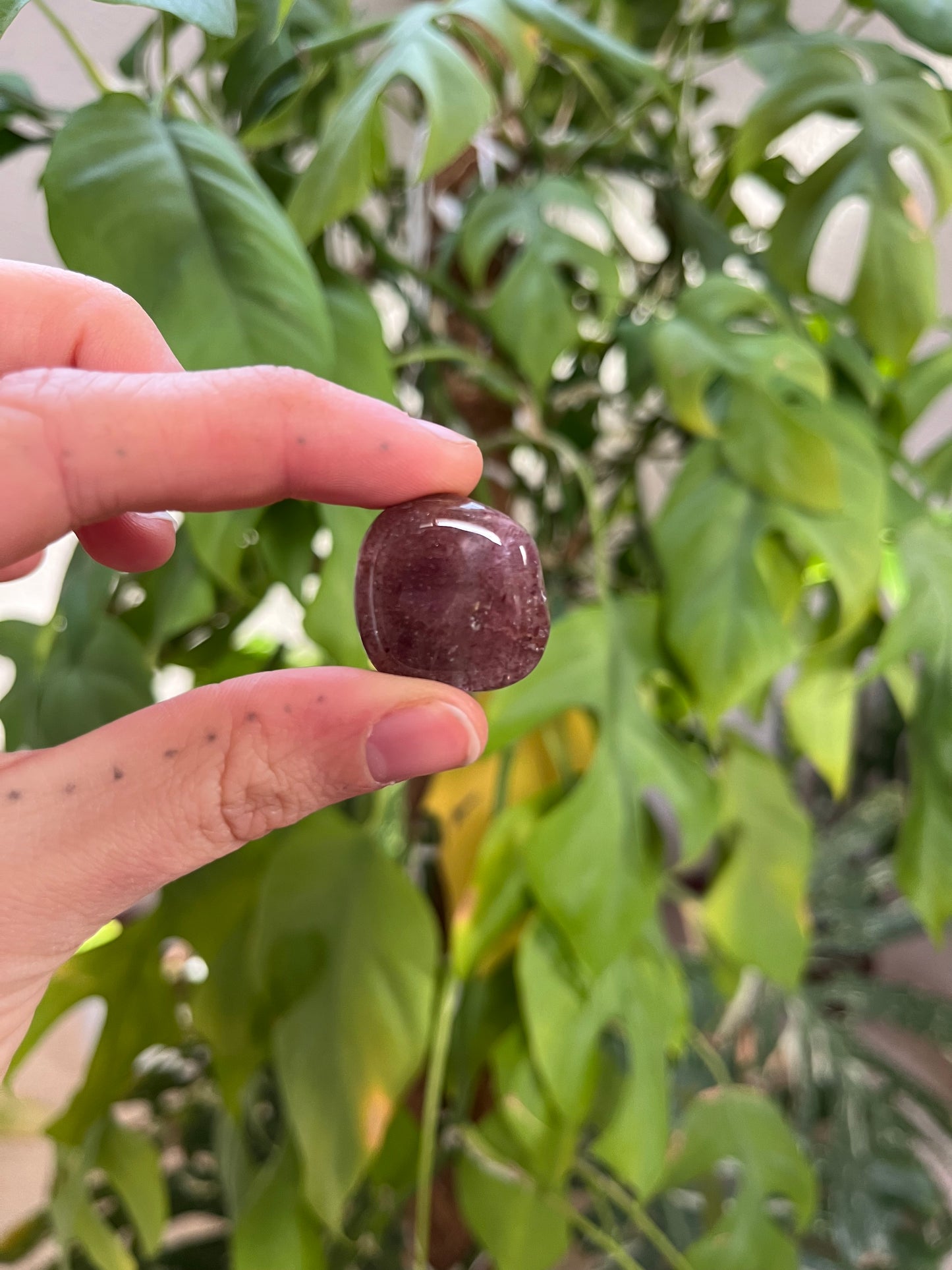 Hilutit Trommelstein gebohrt – Erdung & Tiefe