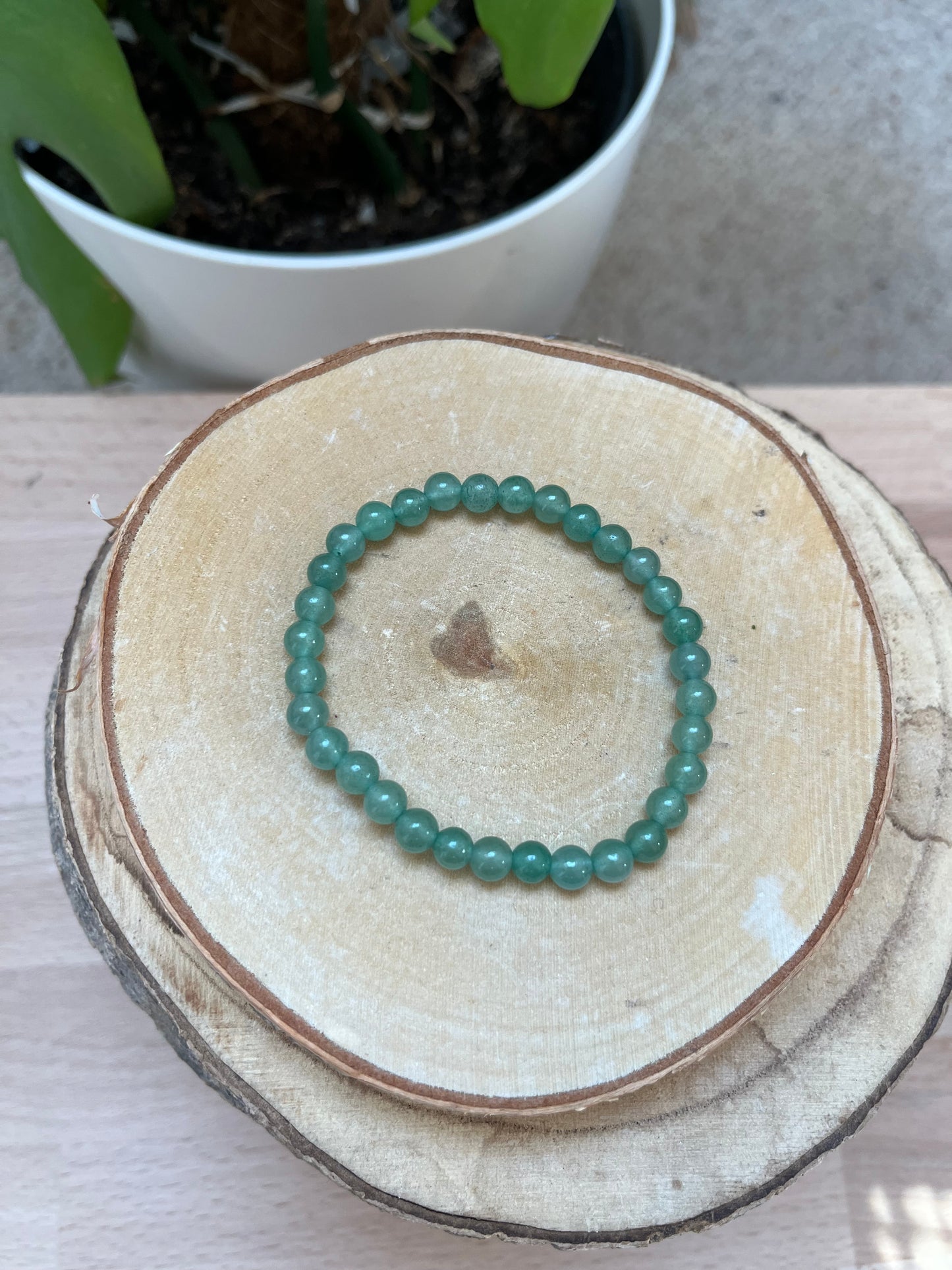 Grüner Aventurin Kugelarmband – Edelstein Armband für Glück & Balance