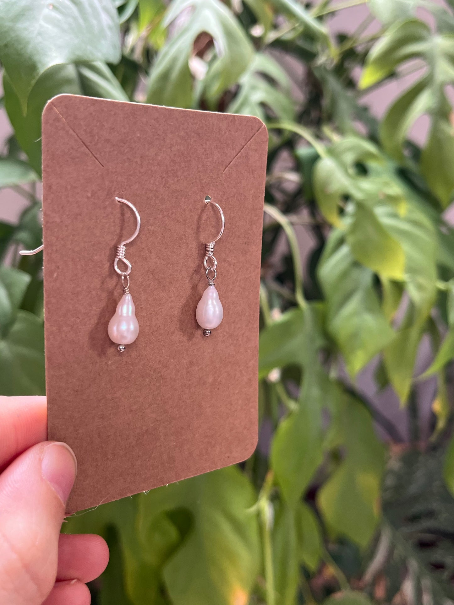 Süßwasser Perlen Ohrringe 925 Silber – Klassische Eleganz