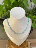 Larimar Collier facettiert 3 mm – Leichtigkeit & Klarheit