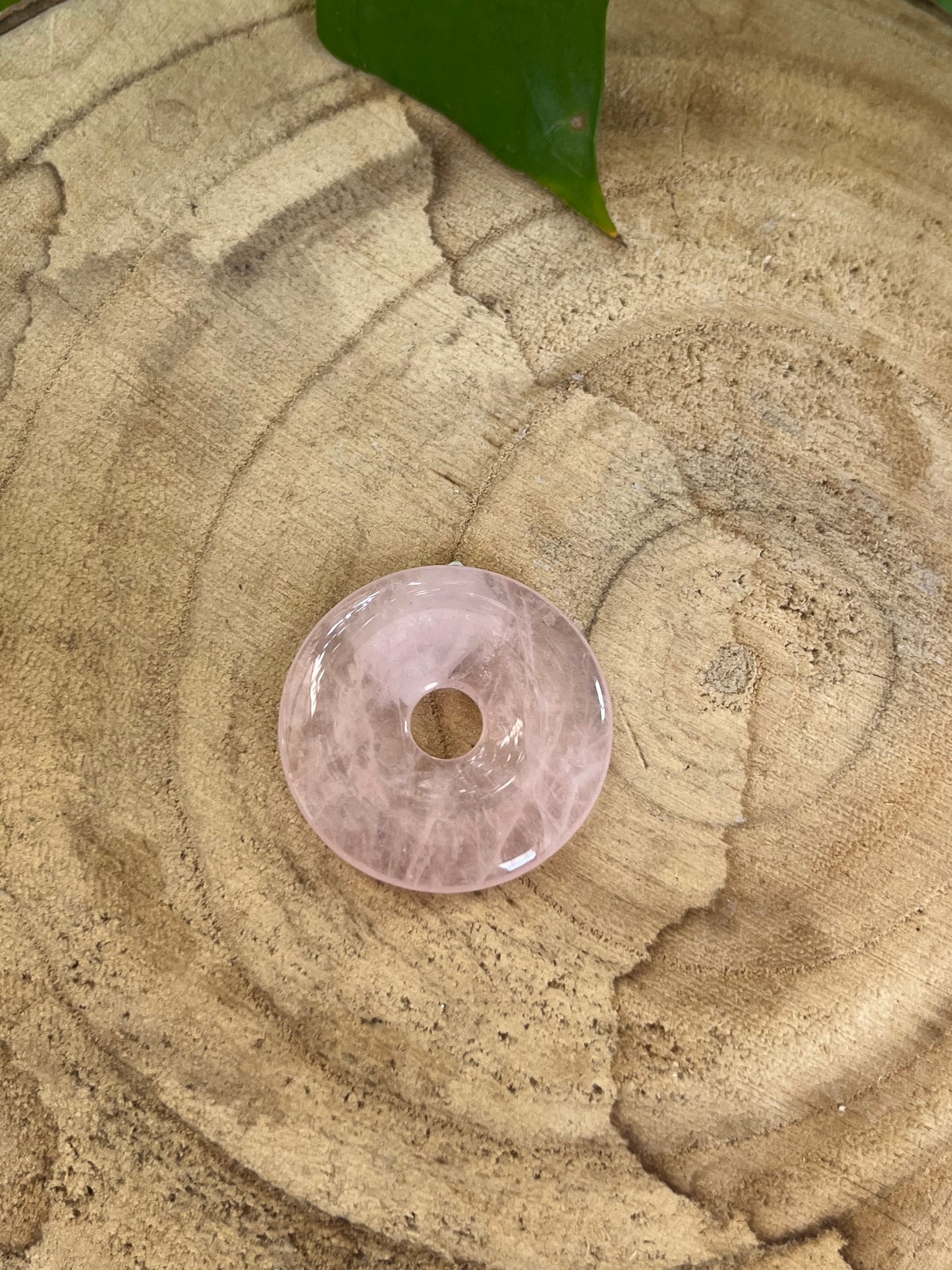 Rosenquarz Donut 3cm