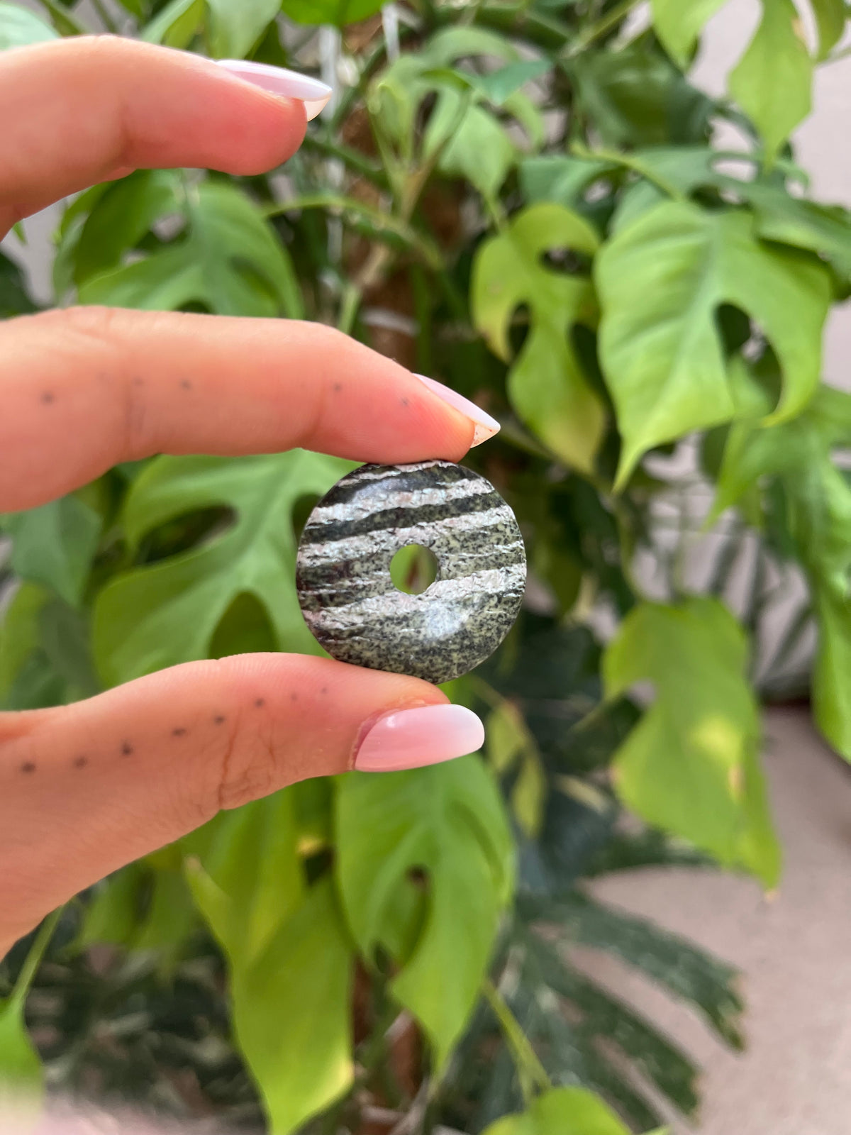 Silber Auge Donut 3cm