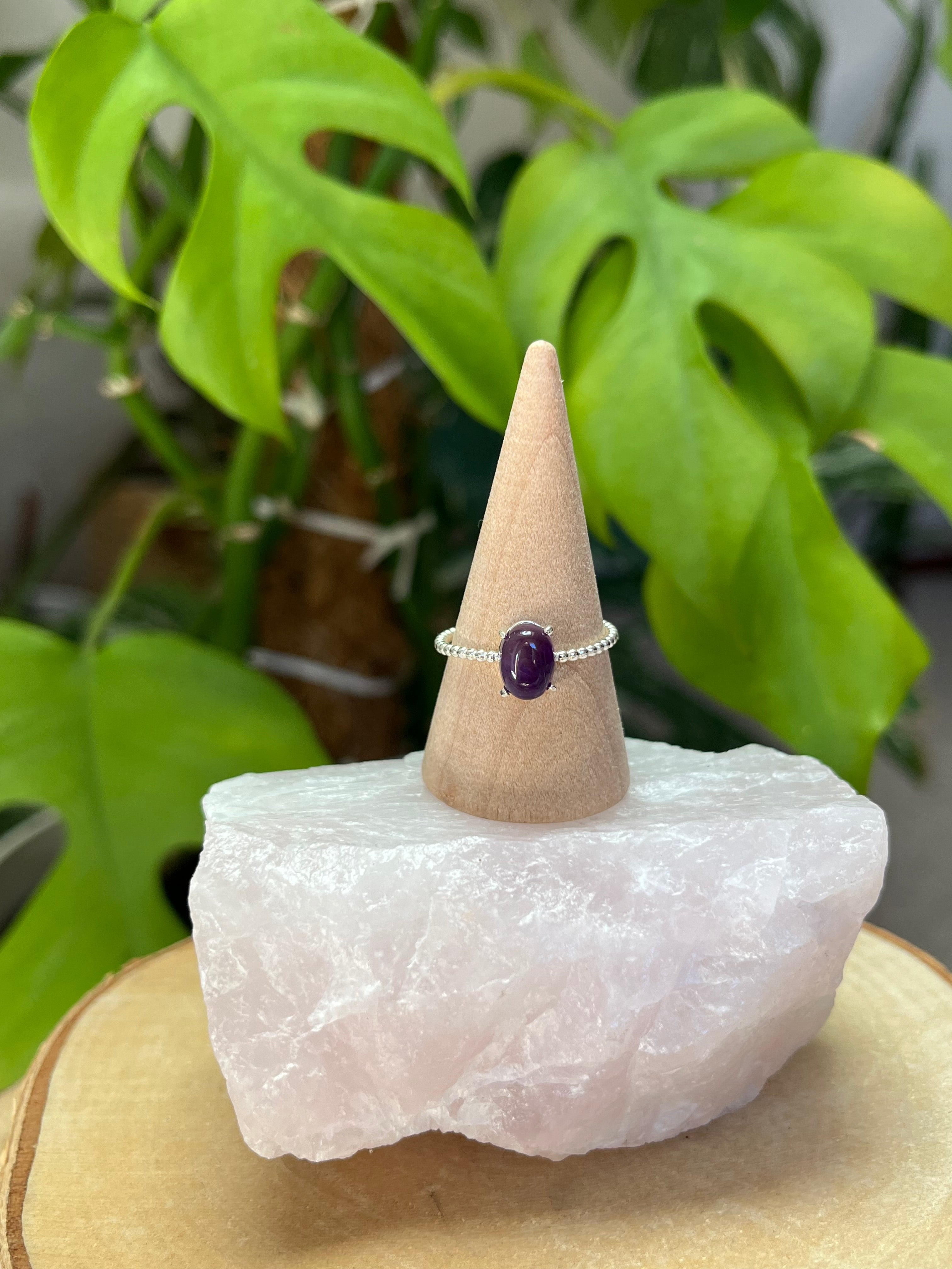 Feiner Amethyst Ring 925 Silber