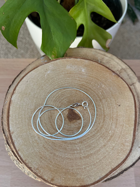 Schlangen Kette 925 Sterling Silber – 45 cm