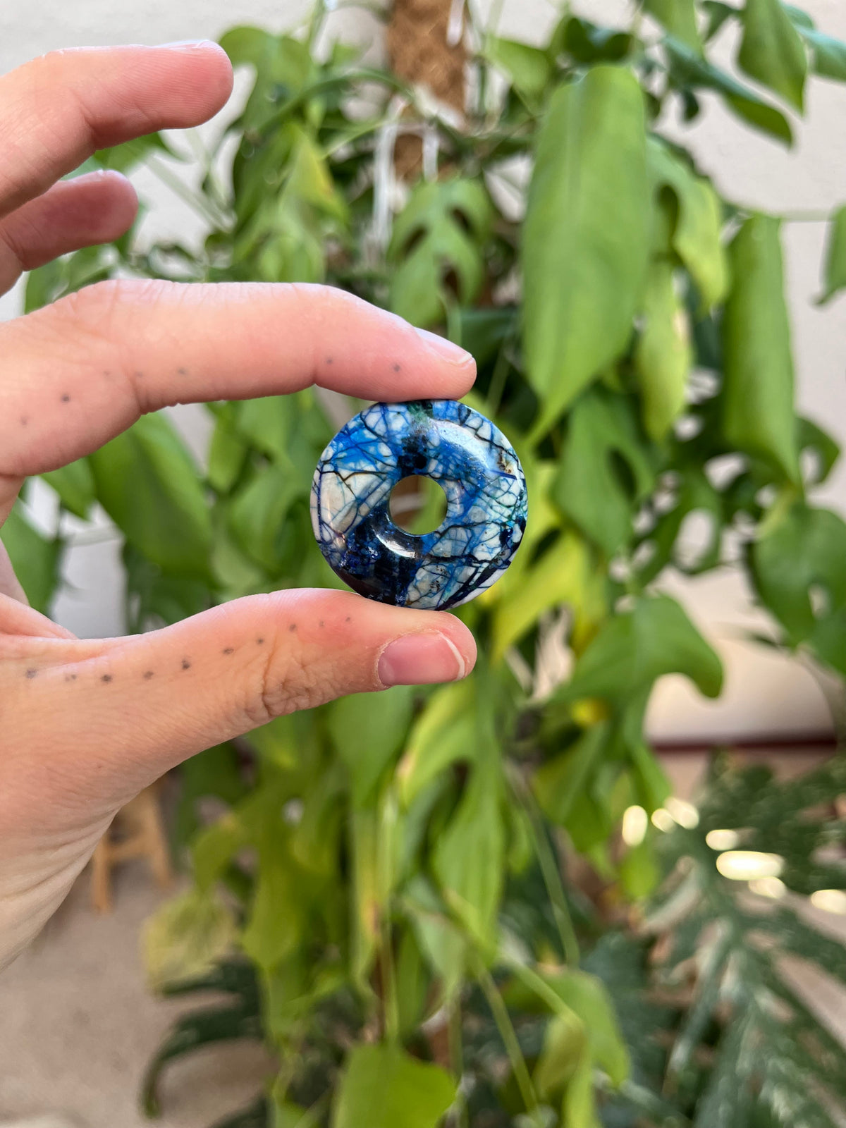 Shattuckit Donut Anhänger – Edelstein Schmuck für Intuition & Klarheit