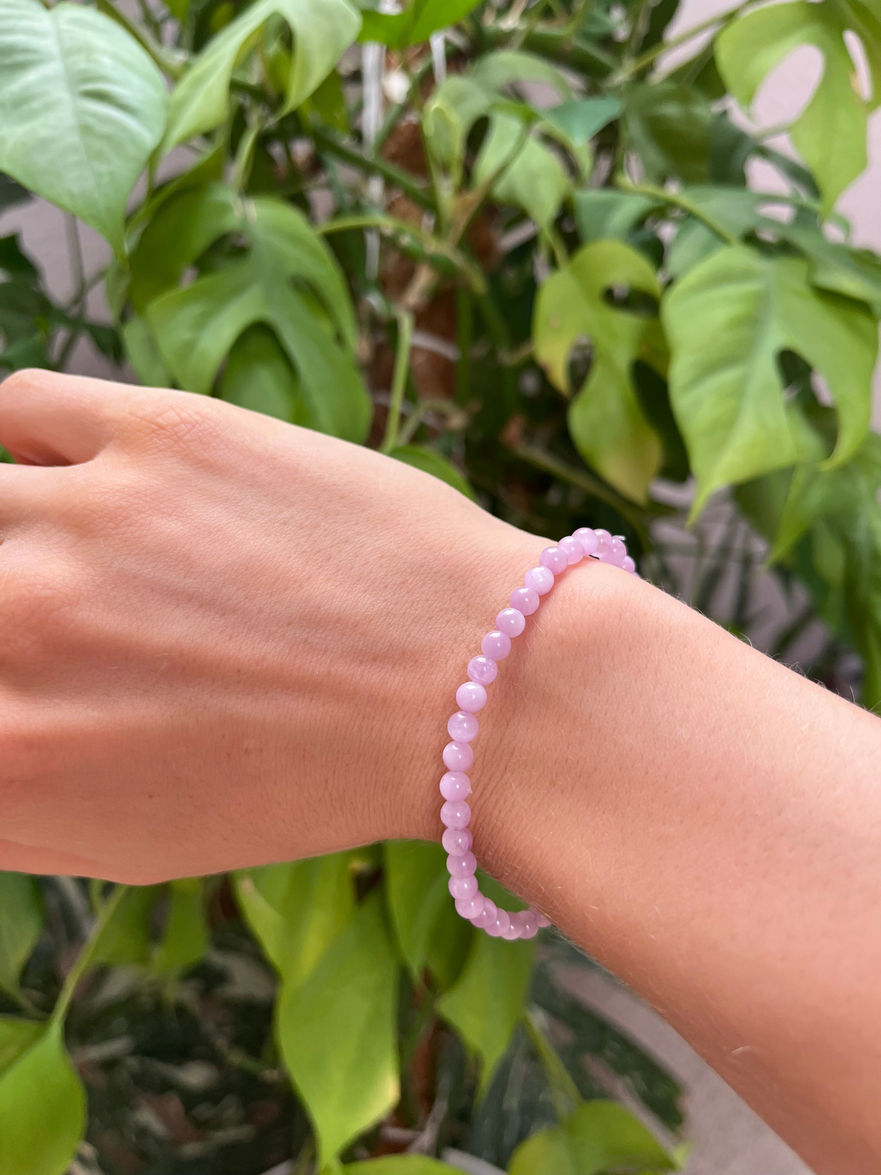 Kunzit 4mm Kugelarmband