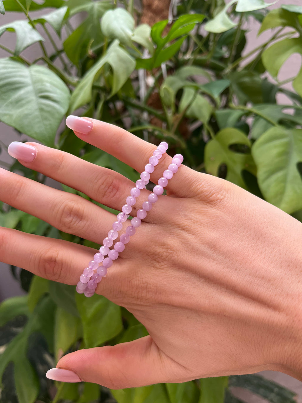 Kunzit 4mm Kugelarmband
