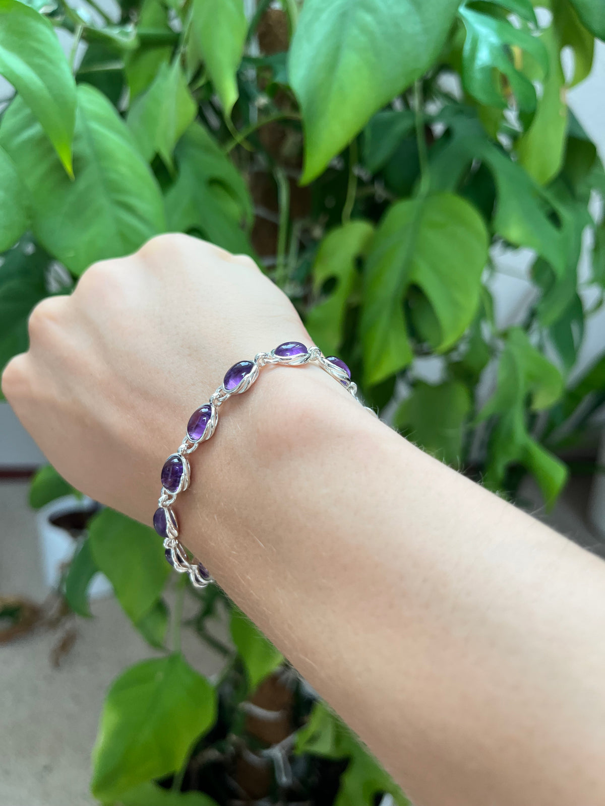 Amethyst Silber Armband