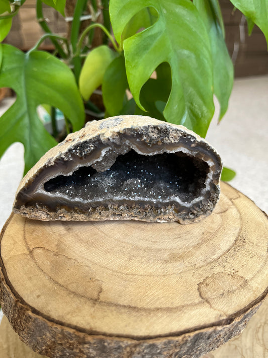 Achat Geode Rohstein – naturbelassen