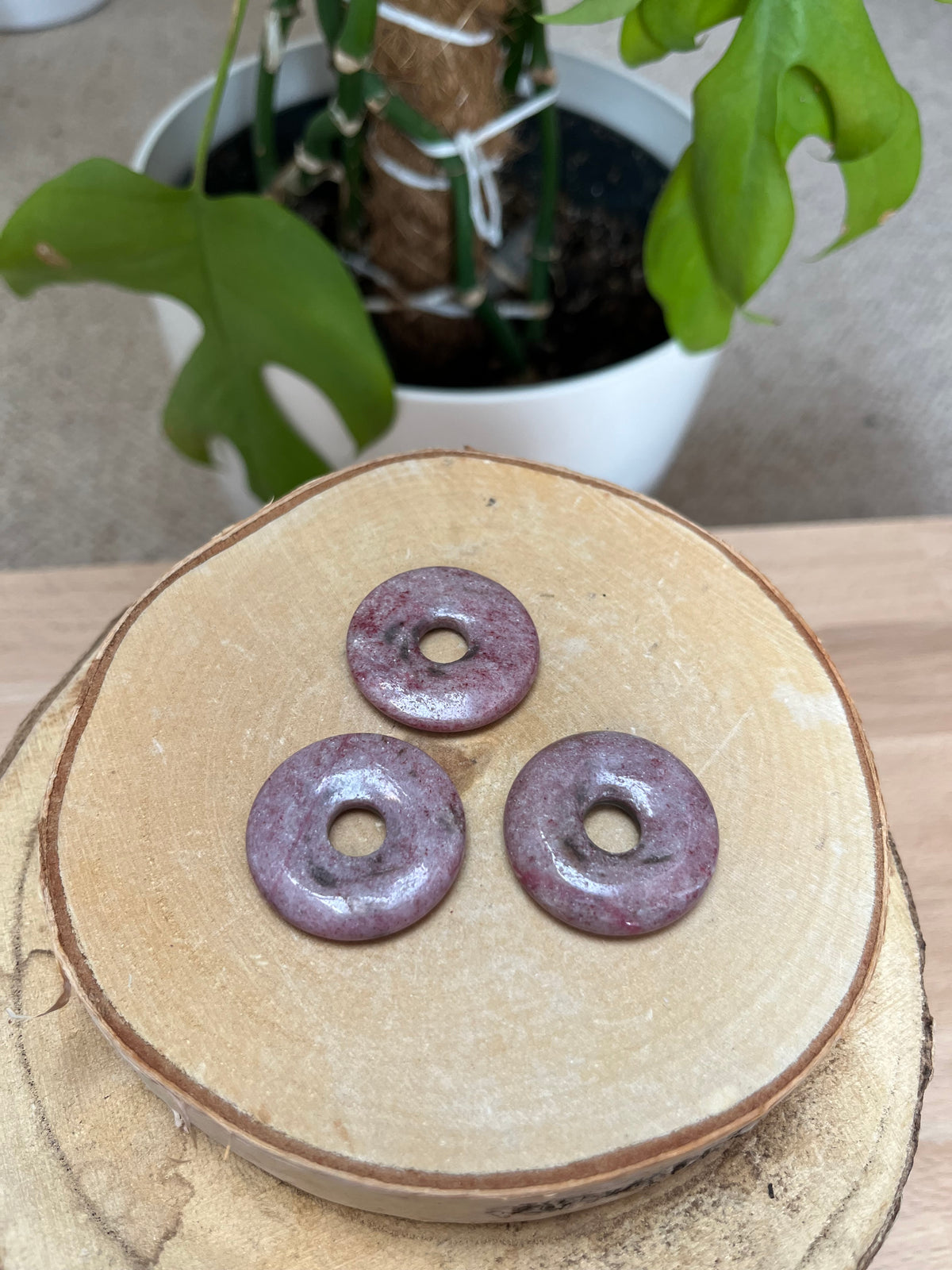 Piemonit Quarz Donut 3cm