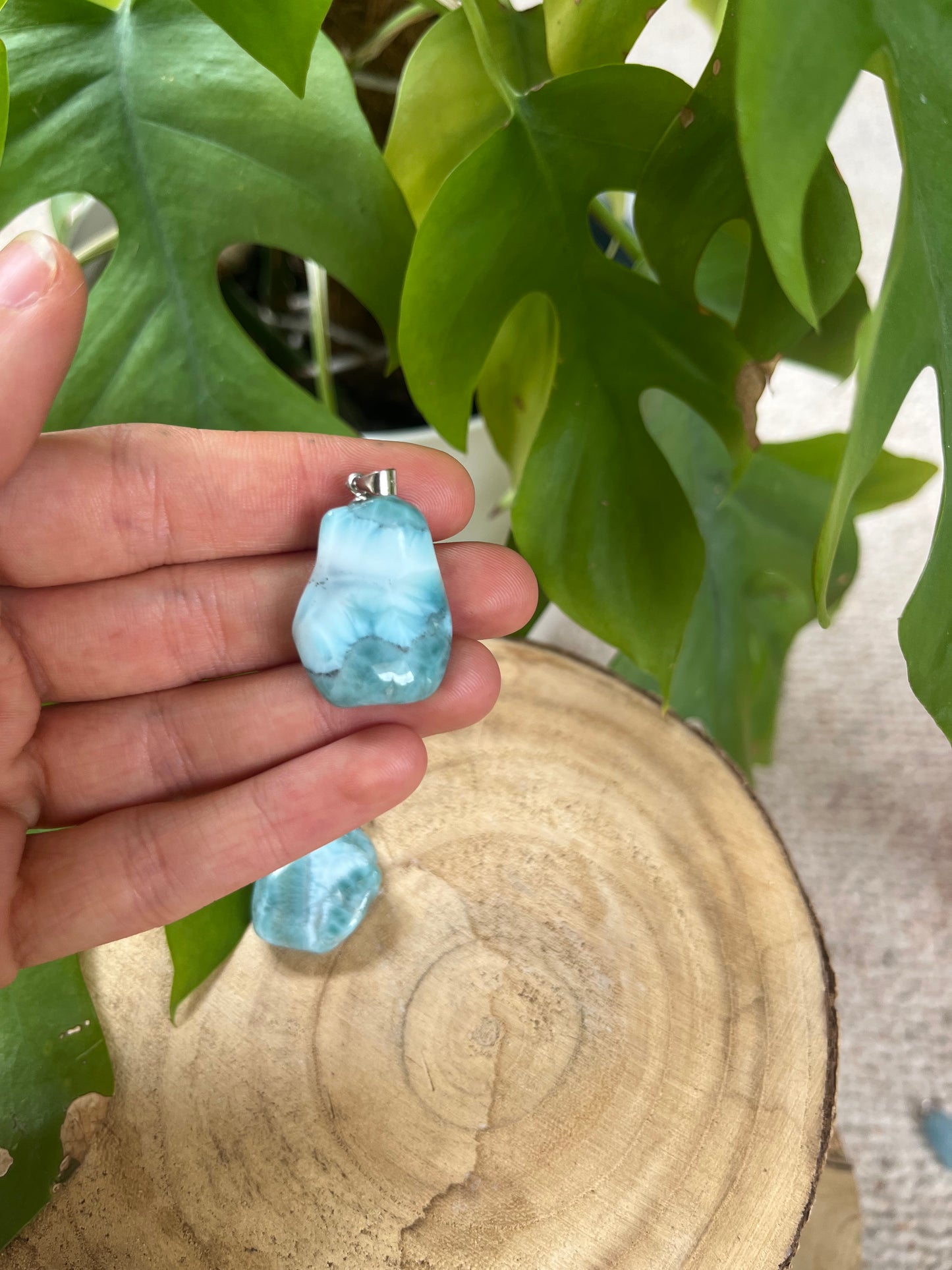 Larimar Ketten Anhänger