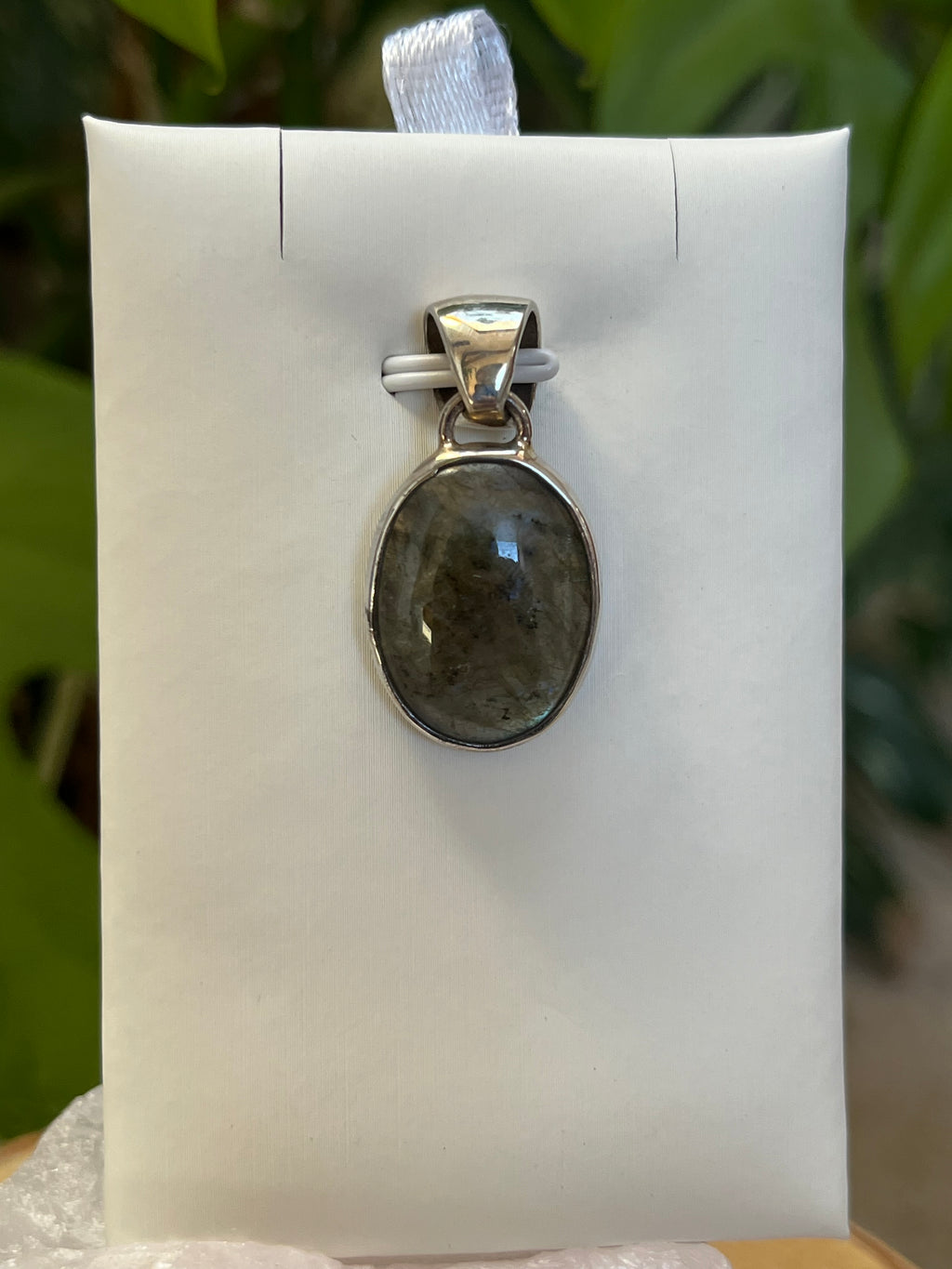 Labradorit Anhänger oval – Schutz & Intuition | 925 Sterling Silber