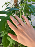 Sakralchakra Ring – Karneol in 925 Silber oder goldfarbenem Draht