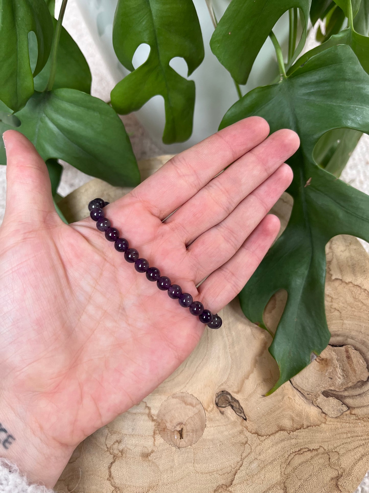 Amethyst Kugel Armband