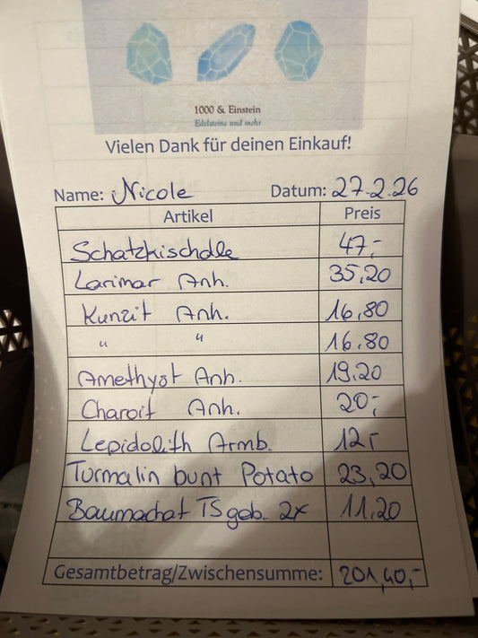 Nicole Live Sale 27.02.26