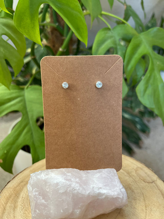 Blauer Topas Ohrstecker – Klarheit & Eleganz | 925 Sterling Silber