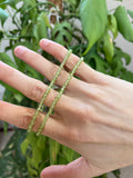 Peridot facettiertes Armband – Edelstein Armband für Leichtigkeit & Neubeginn