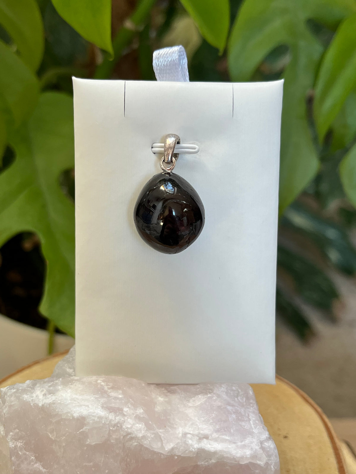 Granat Anhänger – Tiefe & Ausdruck | 925 Sterling Silber Stiftöse