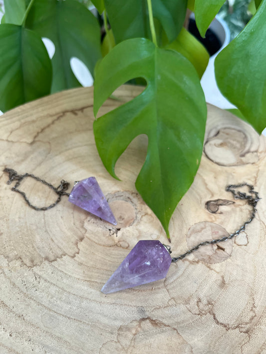 Amethyst Pendel – Edelstein für Intuition & Spiritualität