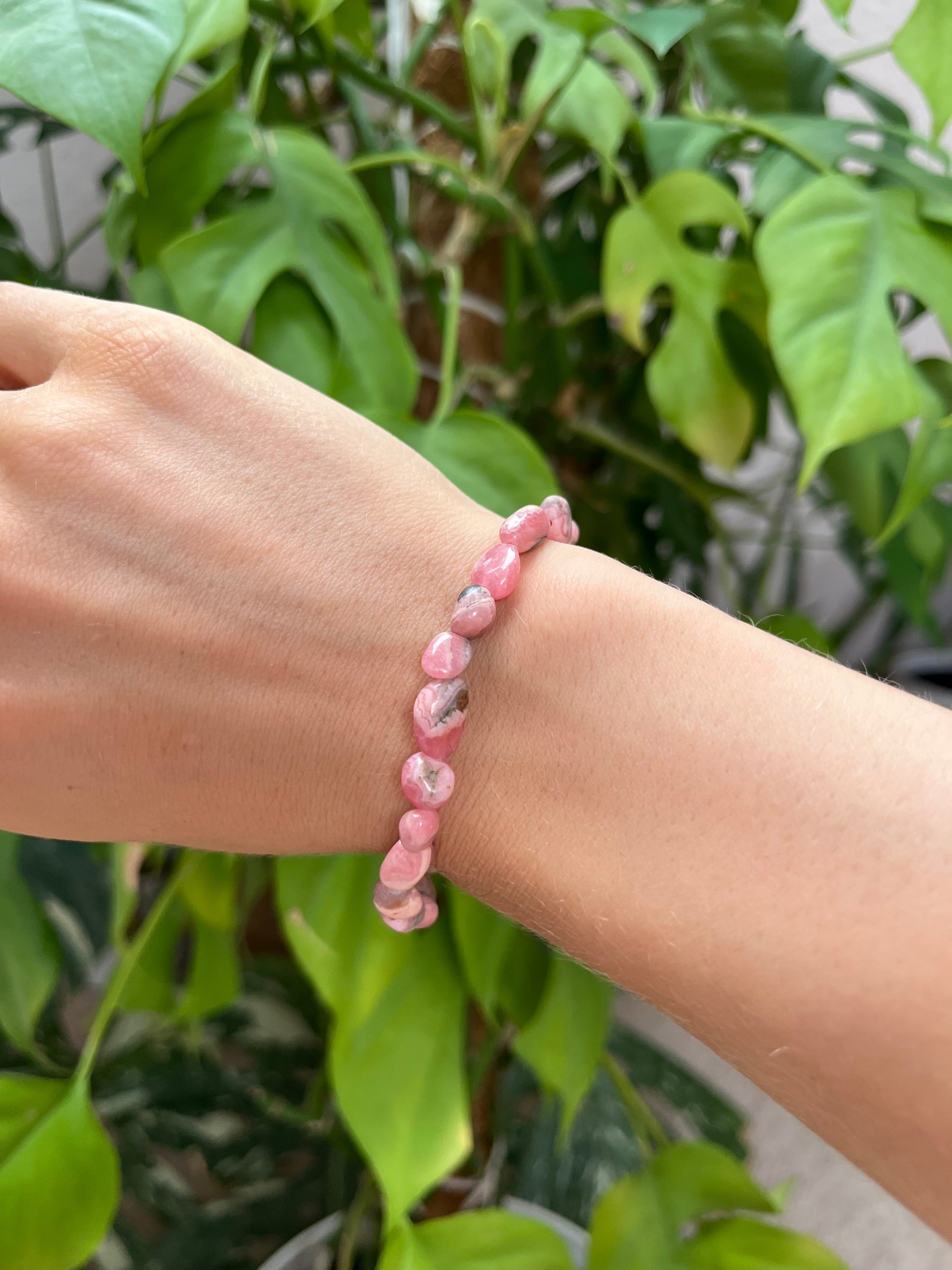 Rhodochrosit Nugget Armband
