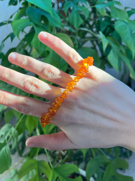 Bernstein Splitter Armband – Wärme & Natürlichkeit