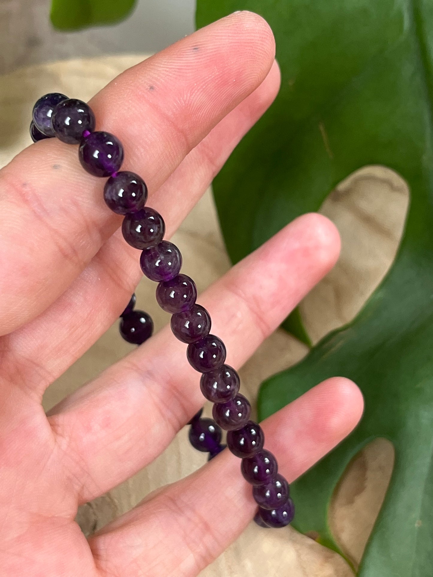 Amethyst Kugel Armband