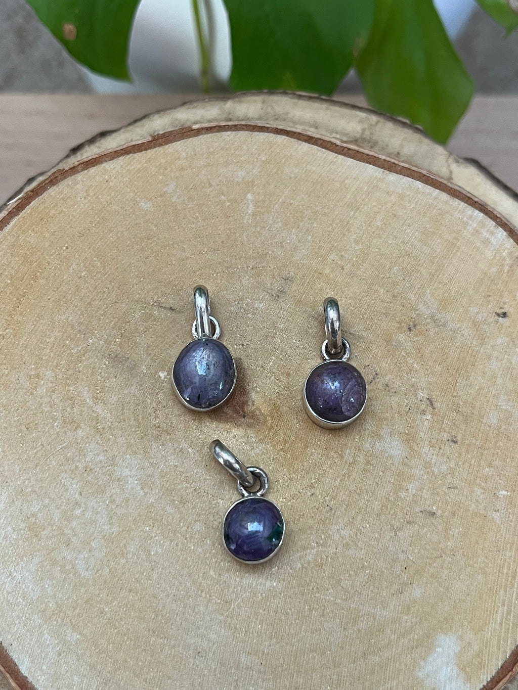 Sternrubin Kettenanhänger – 925 Sterling Silber Fassung