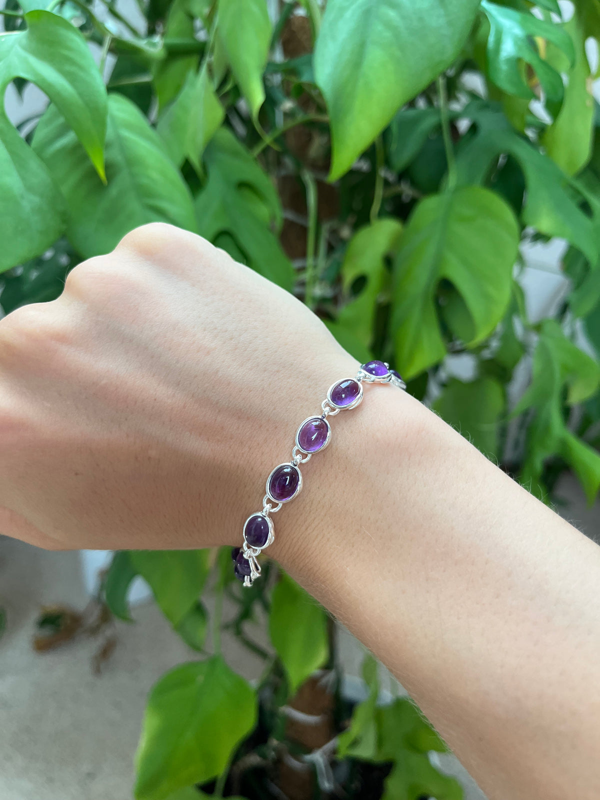 Amethyst Silber Armband