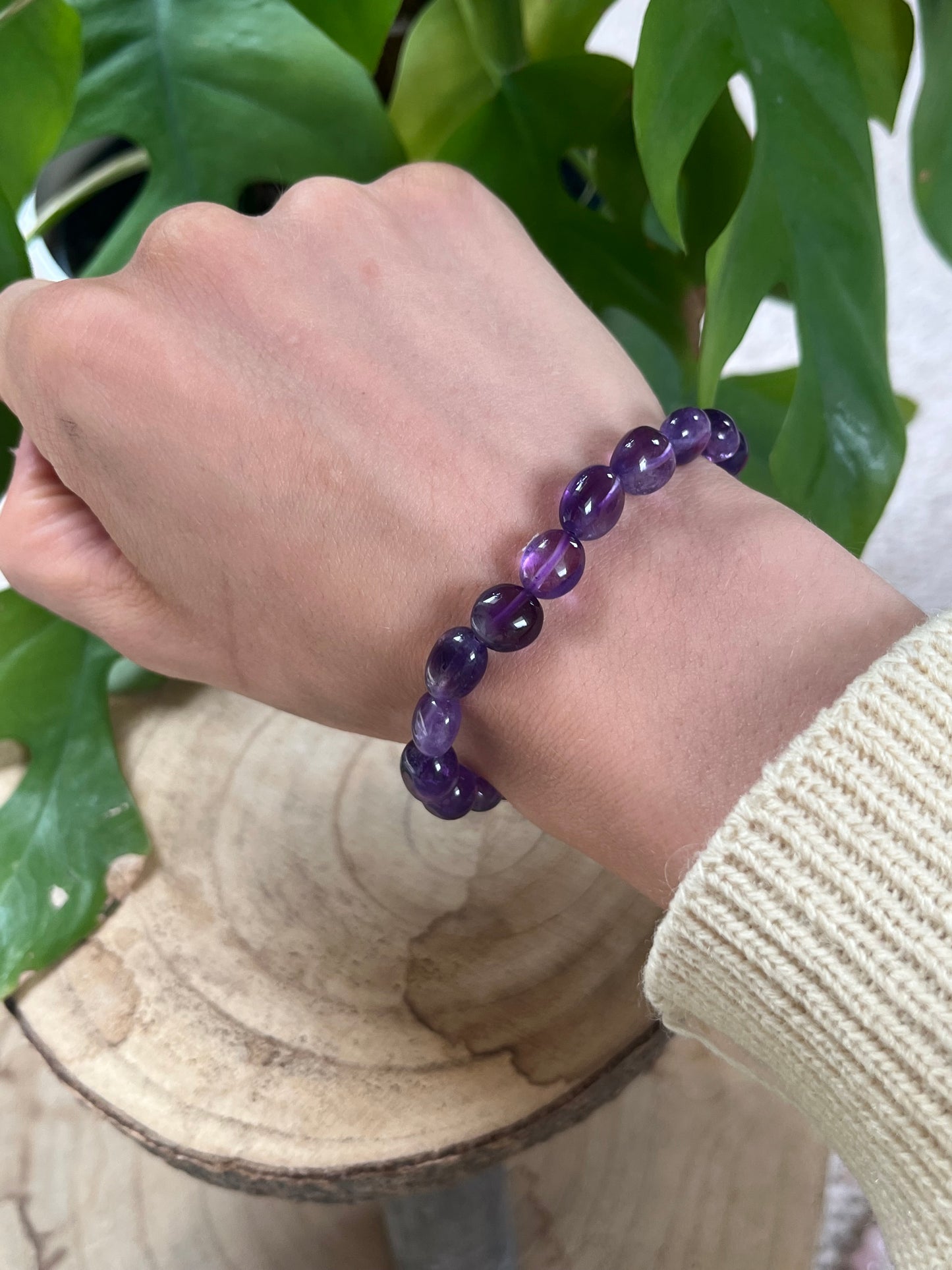 Amethyst Nugget Armband
