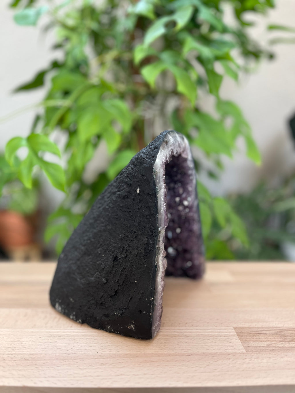 Amethyst Geode XL 5,4 kg – Dunkelviolette Kristallhöhle mit intensivem Funkeln