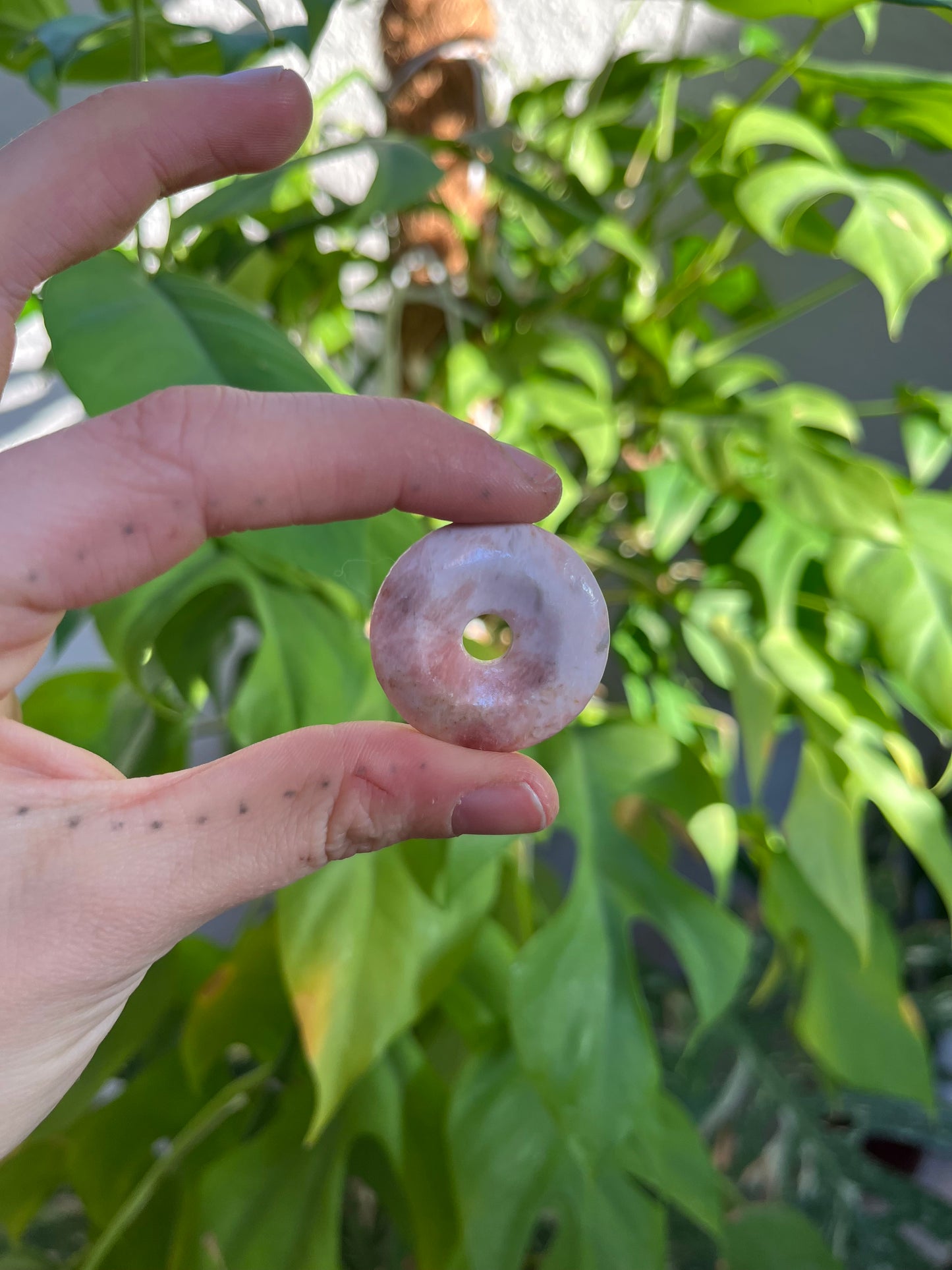 Baryt Donut 3 cm – Klarheit & Ruhe