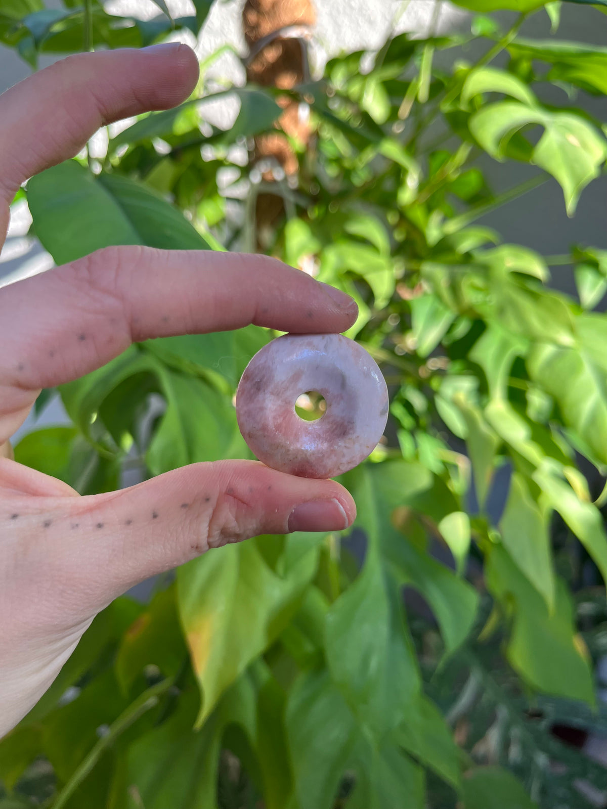 Baryt Donut 3 cm – Klarheit & Ruhe
