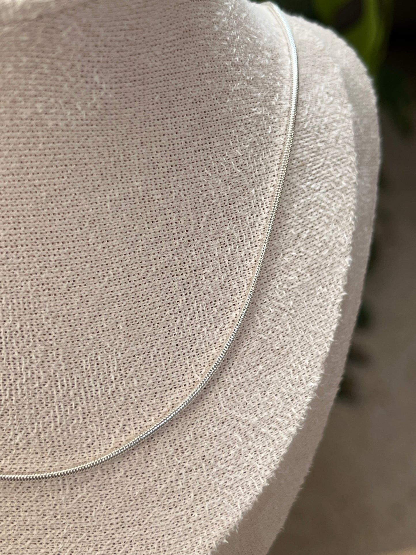 Schlangenkette 925 Silber 50 cm – 1,2 mm fein & elegant