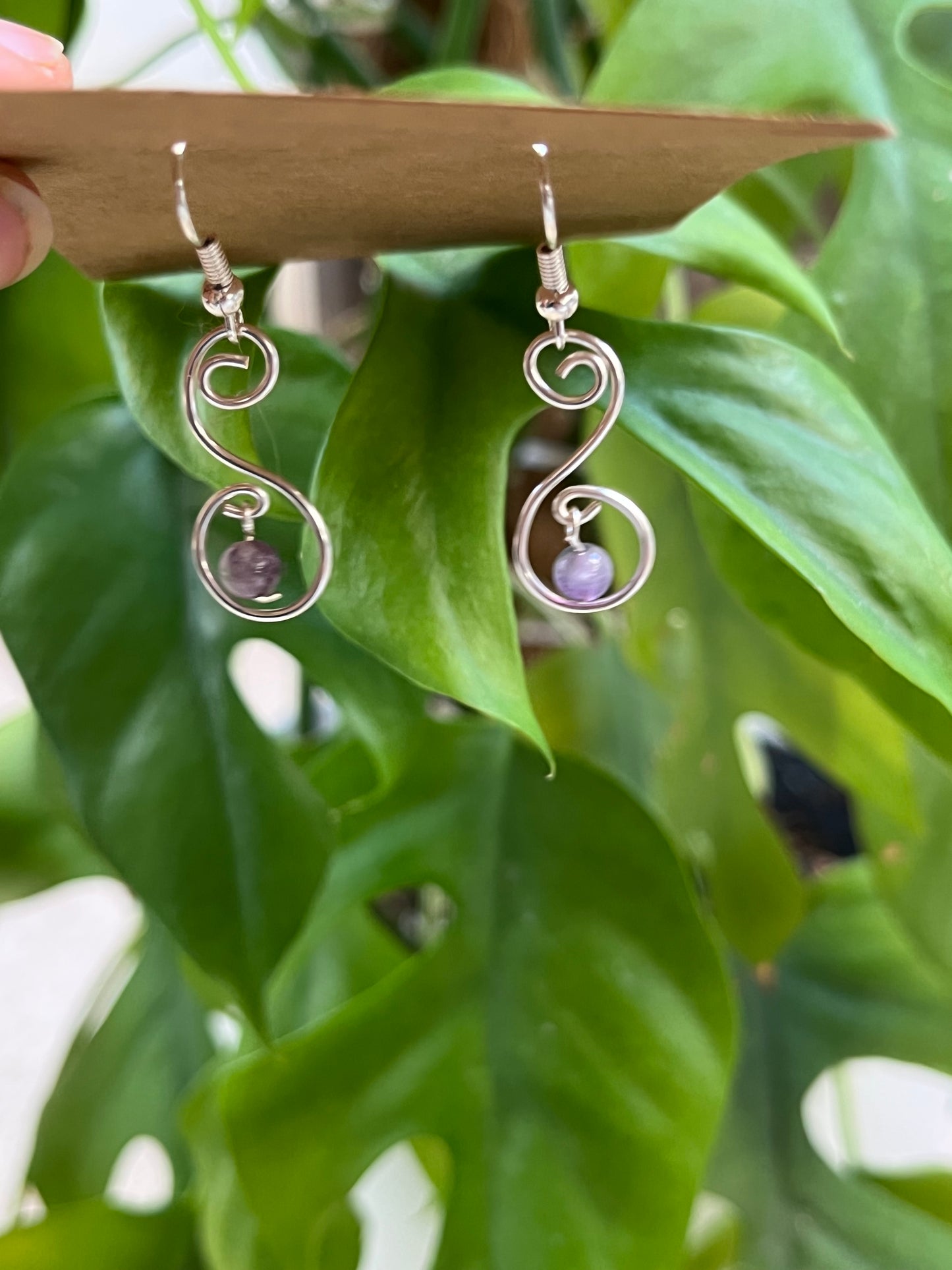 Amethyst Feen Ohrringe